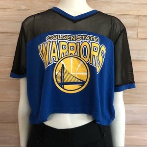 Warriors crop top